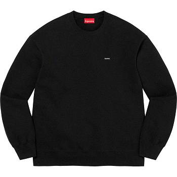 Supreme Small Box Crewneck Sweatshirts Black | MY286FM