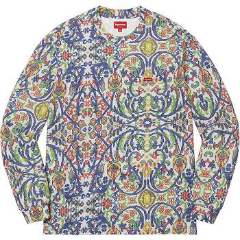 Supreme Small Box L/S Tee Sweaters Multicolor | MY340HK