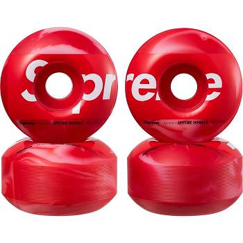 Supreme Spitfire® Shop Wheels (Set of 4) Skateboard Accessories Red | MY174YU