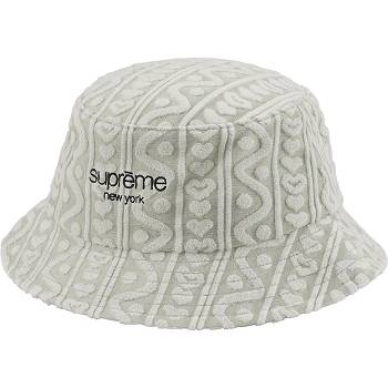 Supreme Terry Pattern Crusher Hats Grey | MY140BC