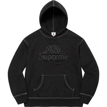 Supreme Timberland® Hooded Sweatshirts Black | MY301EX