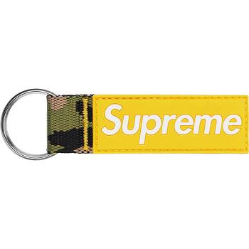 Supreme Webbing Keychain Accessories Yellow | MY181DN