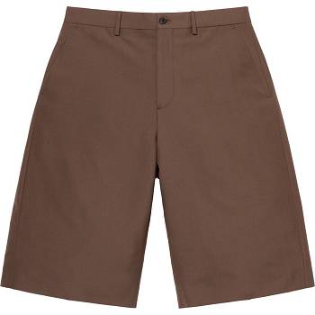 Supreme Wool Trouser Shorts Brown | MY351QZ