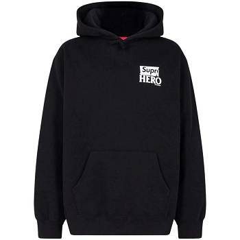 Supreme X Antihero Hoodie Black | MY459TV